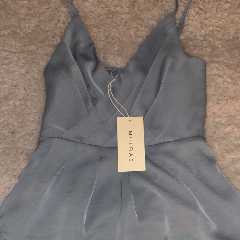 Blue wrapped tank
